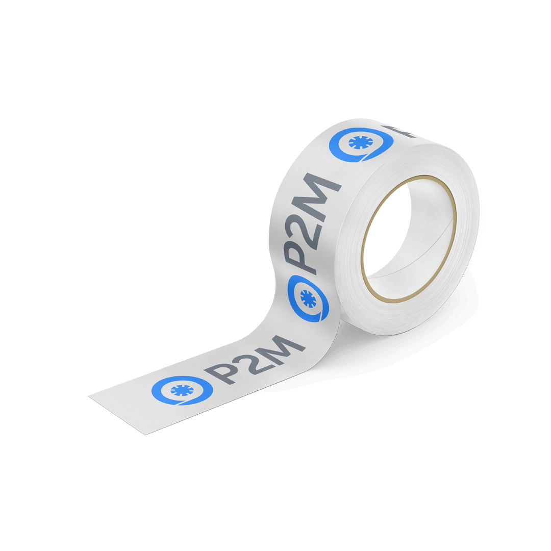 Packtejp med logga 38mm